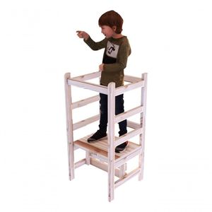 Torre Aprendizagem Montessori 4x1 Mesinha Cadeirão Promo