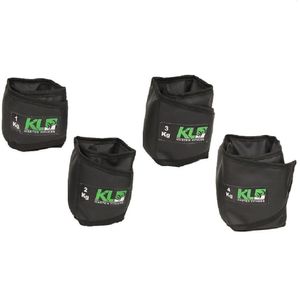Kit 4 Pares Caneleira Tornozeleira De Peso Perna 1kg 2kg 3kg E 4kg