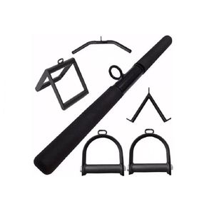 Kit Puxadores Musculação Reto Triangulo Estribo Curvo E V Musculação