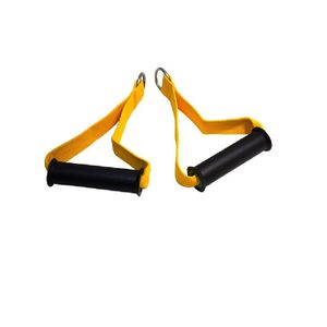 Par Puxadores Estribo Nylon Profissional Musculação