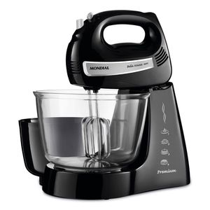 Batedeira Mondial Bella Massa B-23 Np Batedeira-127v-preto/inox