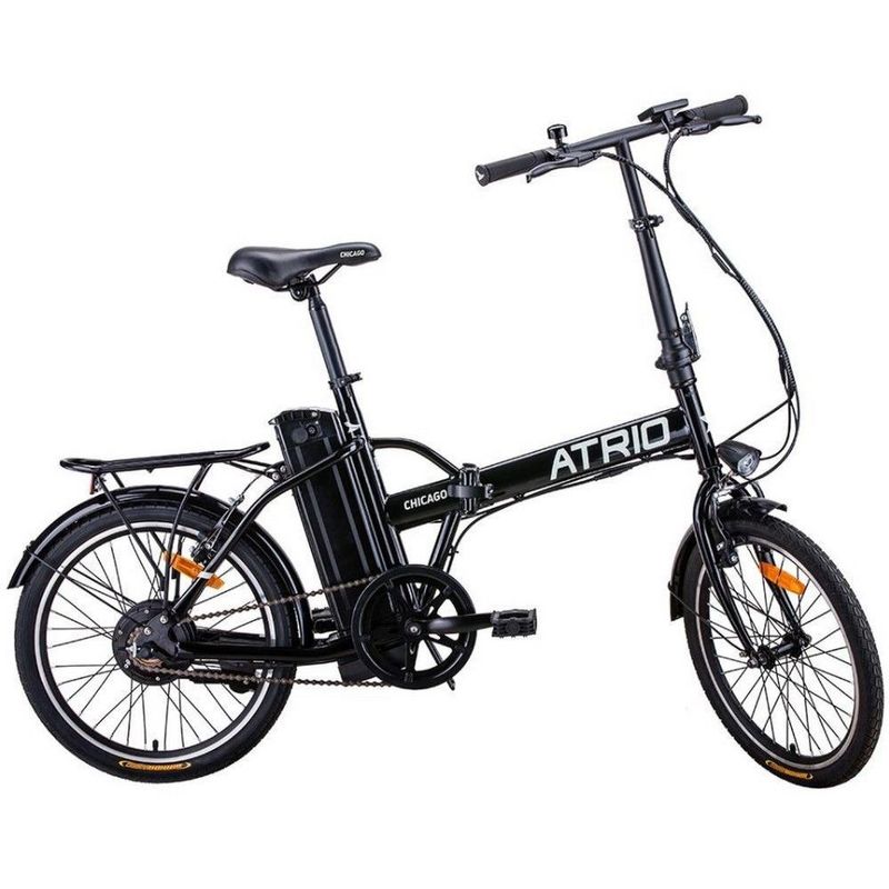Bicicleta Elétrica Bike Chicago Dobrável 350W Autonomia 90