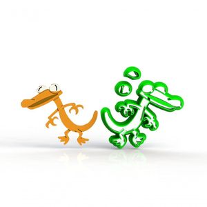 Cortador Roblox Rainbow Friends - Orange Modular Tamanho 5 Cm