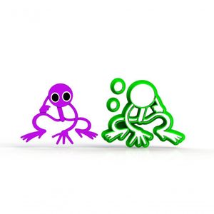 Cortador Roblox Rainbow Friends - Purple Modular Tamanho 6 Cm