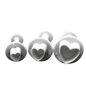 Ejetor Corações Amor Kit 3 Peças (coração)