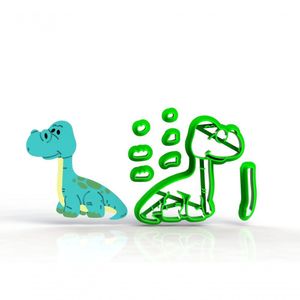 Cortador Dinossauros Baby - Mod 1 Tamanho 6 Cm