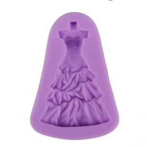 Molde De Silicone Vestido 3d Princesa Ieda