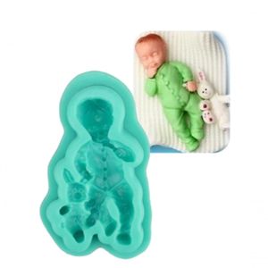 Molde Silicone Chá De Bebê Com Coelho