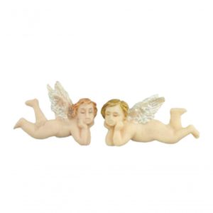 Molde Silicone 2 Anjos Deitados Batizado (anjo) Hb