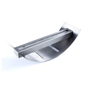 Lareira Ecológica Portátil Inox Curvada Para Cima 455