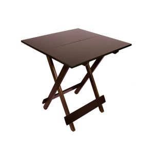 Mesa Dobrável 70X70 Imbuia Marrom