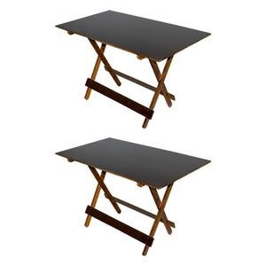 Kit 2 Mesa Articulável 120X70 Imbuia Marrom