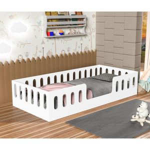 Cama De Criança Helo Solteiro - Branca - Cor: Branco