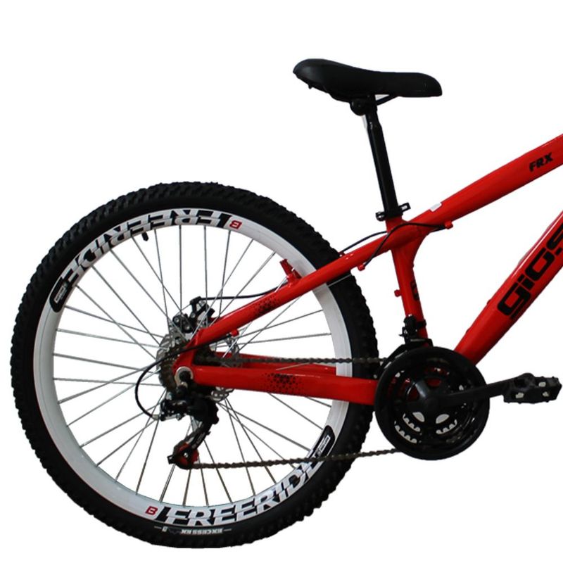 BICICLETA MOUNTAIN BIKE ARO 26 UNISSEX - VERMELHA