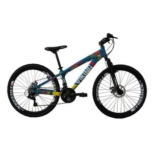 Bicicleta Tuff25 Freeride Aro 26 AZ/AM 21 Vel VikingX