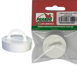 Tampa Plástica T2, Para Válvula De Pia / Lavatório 01 Peças - Prando