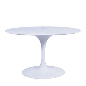 Base Mesa Saarinen Tulip Jantar Oval Pequena - Branca