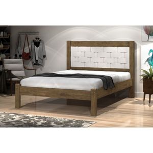 Cama Casal Flex Color Laila J&a Móveis Jequitibá/off White