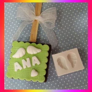 Molde Silicone Asas de Anjos Pequena (Anjo) Batizado