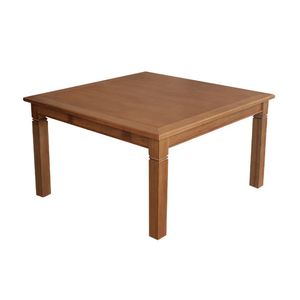 Mesa De Jantar Rústica Quadrada Celina 1,30M Em - Castanho - Marrom