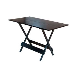 Mesa Dobrável Em Madeira Padrão 120X70 - Tabaco - Marrom