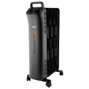 Aquecedor A óleo Philco 3 Níveis Temperatura Rodas E Alça Paq1520p Preto 220v