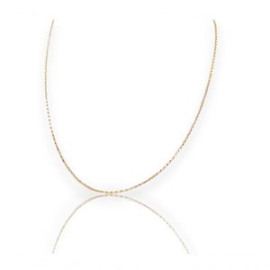 Corrente Elos Retangulares 50 Cm Dourado