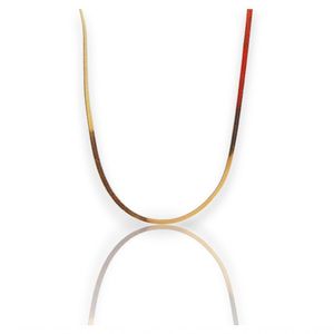 Corrente Fita Dourada 70 Cm Dourado