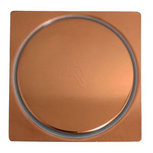 Ralo Click Quadrado 10x10cm Rose
