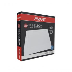 Painel Led 18w Sobrepor Branco 6500k