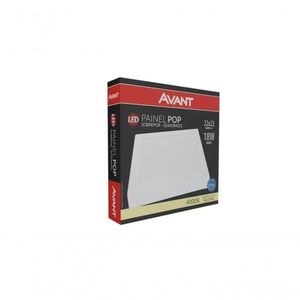 Painel Led 18w Sobrepor Neutro 4000k