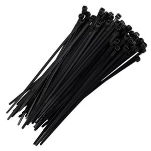 Abraçadeira De Nylon 2,5x150mm - 100 Unidades Preto