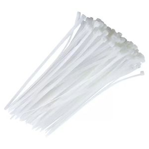 Abraçadeira De Nylon 4,5x380mm - 50 Unidades Branca