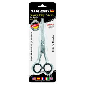 Tesoura De Corte Soling Fio Navalha - 6.0''