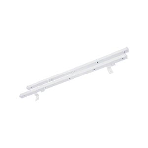 Jogo De Varal Fixo 60 Cm Para Teto Ou Parede Branco - Cor: Branco