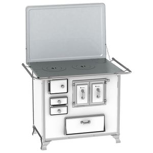 Fogão A Lenha Nº2 Século Xviii Venax, Com Tampa E Forno, Gabinete, Branco - Sd Branco