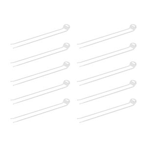 Kit Suporte Para Vassouras Com 10 Peças Branco 30 Cm Branco