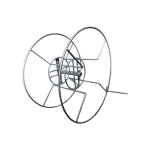 Enrolador De Mangueira Para Jardim Em Aço 1/2 E 3/4 - Cor: Branco
