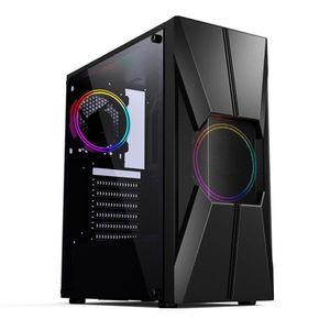 Gabinete Gamer Pixxo Usb 3.0 Sem Fonte Rgb Preto Cgg17B
