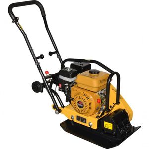 Placa Compactadora Vibratória Buffalo 60kg 51x37cm Motor Gasolina 4t 7cv 60745