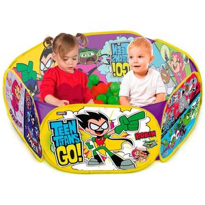 Piscina De Bolinha Jovens Titãs Com 100 Bolinhas 7675 Zippy Toys Colorido