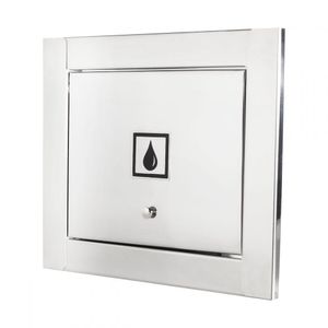 Visor De água Em 100% Inox Polido Brilhante Espelhado Design Moderno Clean