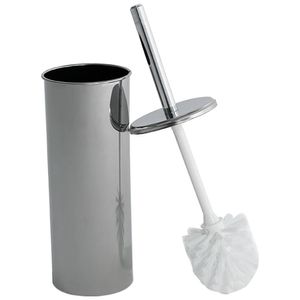 Suporte Para Banheiro Decorline Em Aço Inox Com Escova Brinox