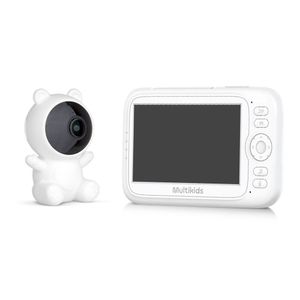 Babá Eletrônica Peek-A-Boo Dual Monitor E App Multikids - Bb491 Branco