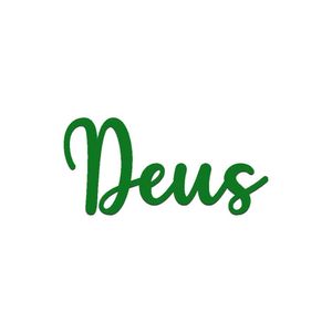 Arte Deus 27,5cmx13cm - Cria Arte Laser Verde