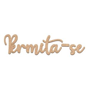 Arte Permita-se Mdf Cru 38cmx9,50cm - Cria Arte Laser Cru