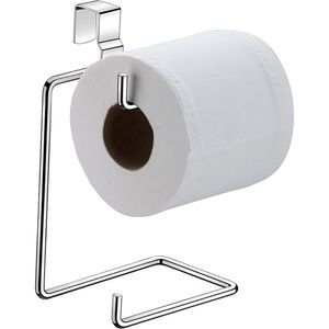 Porta Papel Higiênico Duplo Para Caixa Acoplada Cromado