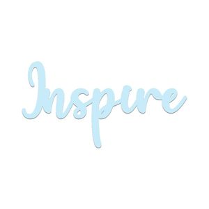 Arte Inspire 35cmx18cm - Cria Arte Laser Azul Claro