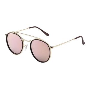 Óculos De Sol Redondos Polarizados Jm Bax0018 Rosa Outro
