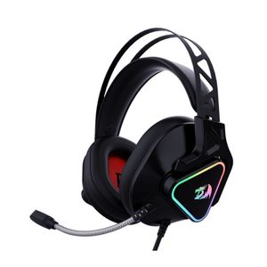 Headset Gamer Cadmus H370 Couro Sintético Redragon Preto